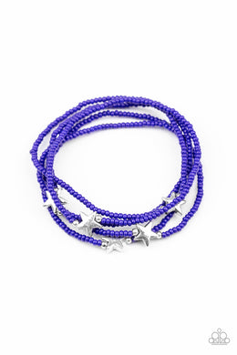 Pretty Patriotic - Blue Bracelet