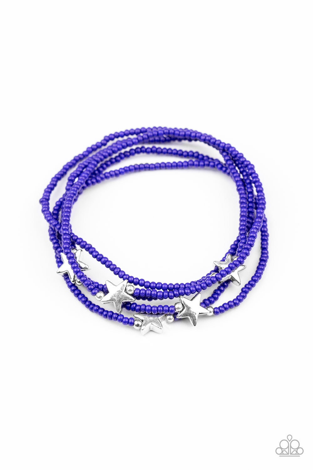 Pretty Patriotic - Blue Bracelet