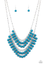 Load image into Gallery viewer, Bubbly Boardwalk - Blue Necklace