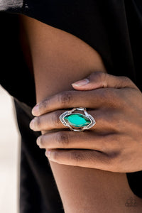 Leading Luster Green Ring
