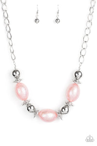 Welcome To The Big Leagues - Pink Necklace