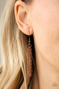 Dizzying Decor - Copper Necklace