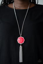 Load image into Gallery viewer, Prismatically Polygon - Pink Necklace
