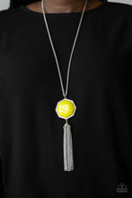 Load image into Gallery viewer, Prismatically Polygon - Yellow Necklace