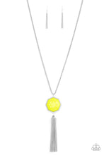 Load image into Gallery viewer, Prismatically Polygon - Yellow Necklace