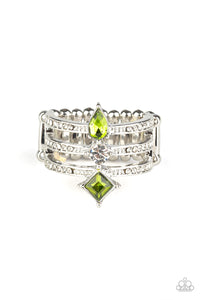 Triple Throne Twinkle - Green Ring