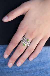 Triple Throne Twinkle - Green Ring