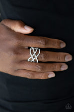 Load image into Gallery viewer, Cross Action Couture - White Ring