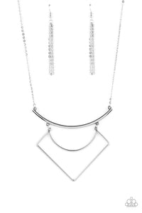 Egyptian Edge - Silver Necklace