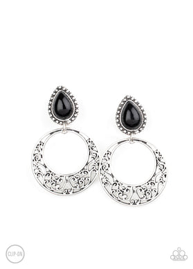 Exotic Escape - Black Earrings **Pre-Order**