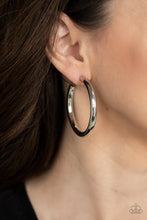 Load image into Gallery viewer, Hoop Hustle - Silver Earrings