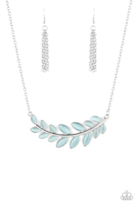 Frosted Foliage - Blue - Necklace