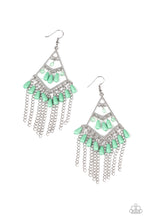 Load image into Gallery viewer, Trending Transcendence - Green Earrings