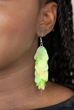 Load image into Gallery viewer, Stellar In Sequins - Green Earrings **Pre-Order**