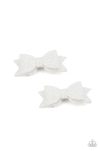 Load image into Gallery viewer, Sprinkle On The Sequins - White Hair Clip