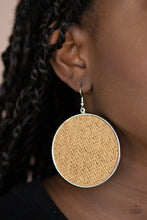 Load image into Gallery viewer, Wonderfully Woven - Brown Earrings