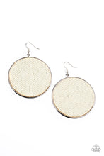 Load image into Gallery viewer, Wonderfully Woven - White Earrings **Pre-Order**