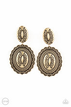 Load image into Gallery viewer, Ageless Artifact - Brass Earrings