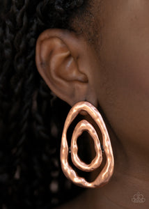 Ancient Ruins - Copper Earrings
