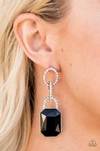 Load image into Gallery viewer, Superstar Status - Black Earrings