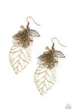 Load image into Gallery viewer, Instant Re-LEAF - Brass Earrings **Pre-Order**
