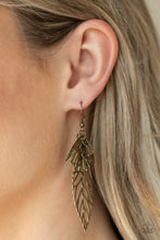 Load image into Gallery viewer, Instant Re-LEAF - Brass Earrings **Pre-Order**