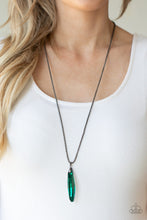 Load image into Gallery viewer, Meteor Shower - Green Necklace