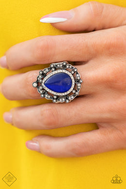 Iridescently Icy - Blue Ring