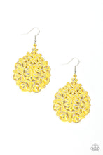 Load image into Gallery viewer, Floral Affair - Yellow Earrings