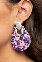Load image into Gallery viewer, HAUTE Flash - Purple Earrings
