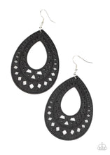 Load image into Gallery viewer, Belize Beauty - Black Earrings