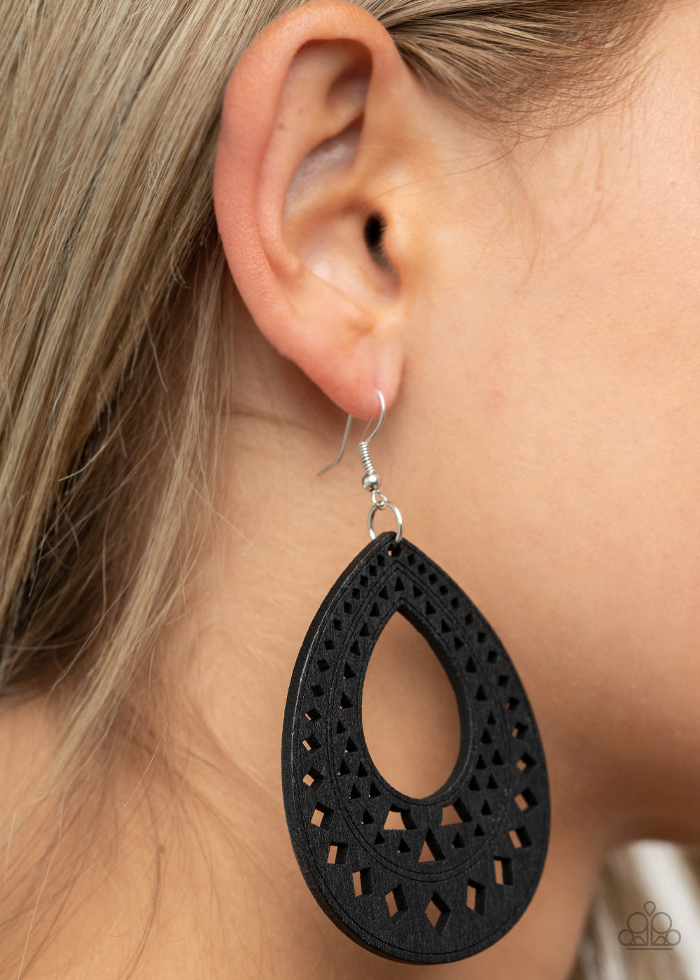 Belize Beauty - Black Earrings