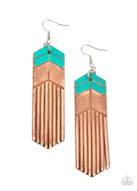 Desert Trails - Blue Earrings