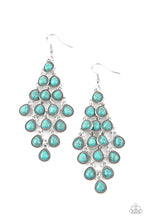 Load image into Gallery viewer, Rural Rainstorms - Blue Earrings