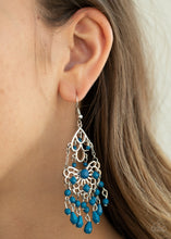 Load image into Gallery viewer, Glass Slipper Glamour - Blue Earrings
