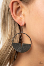 Load image into Gallery viewer, Reimagined Refinement - Black Earrings