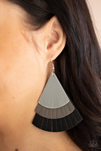 Load image into Gallery viewer, Huge Fanatic - Black Earrings
