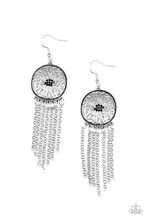 Load image into Gallery viewer, Blissfully Botanical - Black Earrings