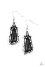 Load image into Gallery viewer, Sahara Solitude - Black Earrings