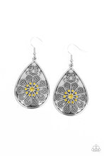 Load image into Gallery viewer, Banquet Bling - Yellow Earrings