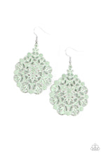 Load image into Gallery viewer, Floral Affair - Green Earrings
