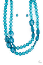 Load image into Gallery viewer, Arctic Art - Blue Necklace