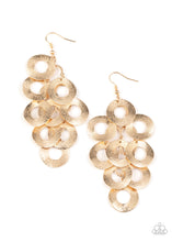 Load image into Gallery viewer, Scattered Shimmer - Gold Earrings