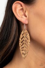 Load image into Gallery viewer, You&#39;re Such A CORK - Brown Earrings