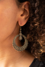 Load image into Gallery viewer, Solar Orbit - Brass Earrings