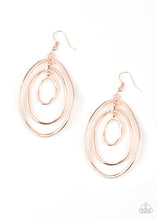Load image into Gallery viewer, Retro Ruins - Rose Gold Earrings