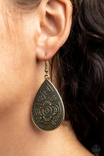 Load image into Gallery viewer, Tribal Takeover - Brass Earrings **Pre-Order**