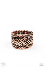 Load image into Gallery viewer, Slanted Shimmer Copper - Ring