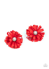 Load image into Gallery viewer, Ribbon Reception - Red Hair Clips