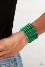 Load image into Gallery viewer, Tanning in Tanzania - Green Bracelet **Pre-Order**